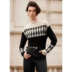 Mint Velvet Neutral Cotton Blend Graphic Jumper